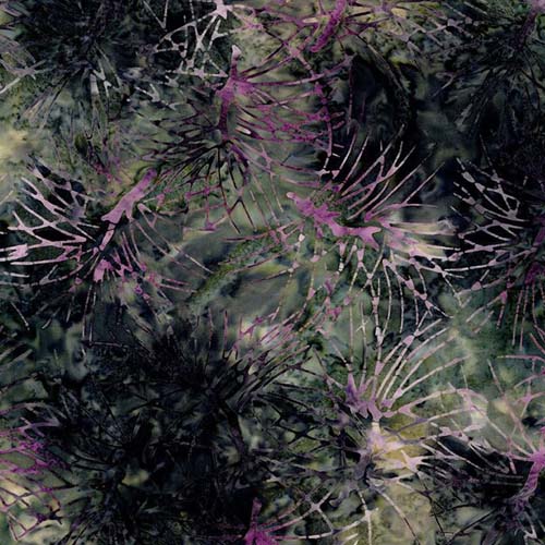Batik - Tonga Chateau - Dried Tree Branches - Cellar - purple branches on dk