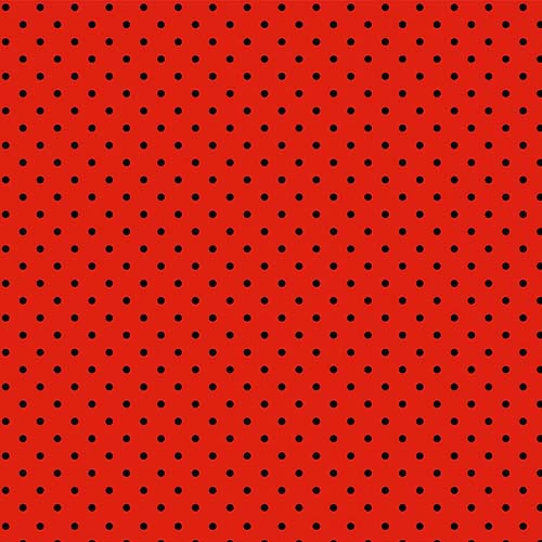 Bonjour - Tiny Dot - Lipstick -  Black dots on bright red