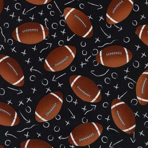 Elite Athlete - Footballs - Black - tossed footballs on black