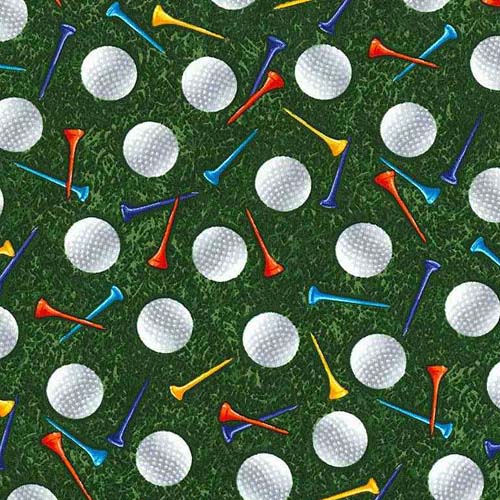 Elite Athlete - Golf Balls & Tees in Grass - balls & tees on green