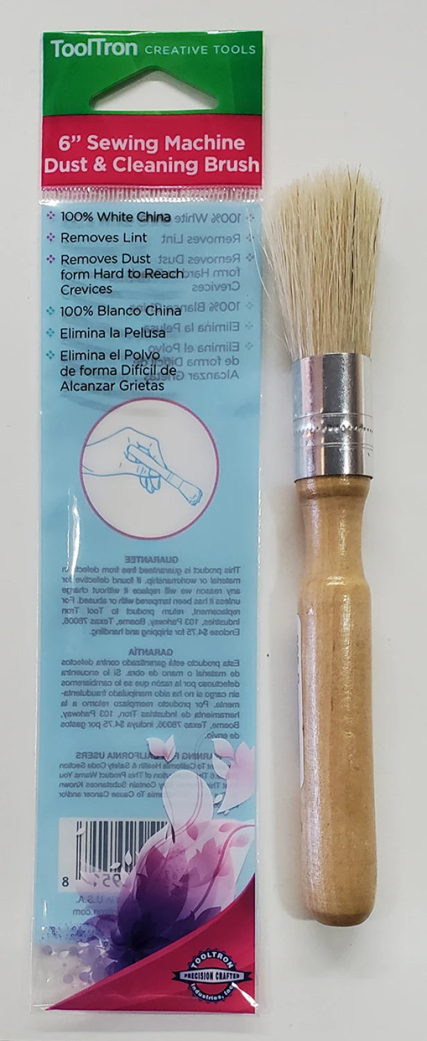 6" Sewing Machine Dust & Cleaning Brush by Tool Tron