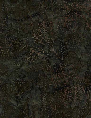 Tonga Batik Canyon - Hikewet leaves, green by Wing and A Prayer