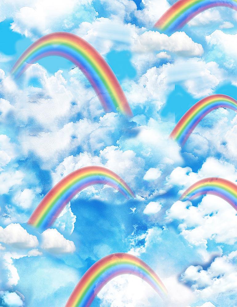 Over the Rainbow - Rainbow, clouds in the sky