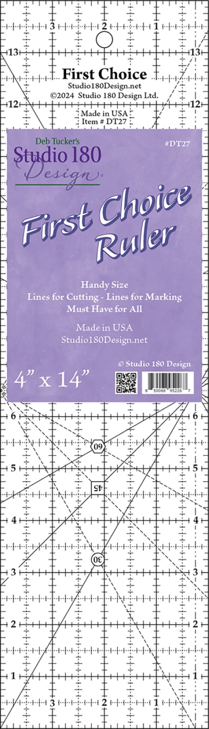 Deb Tucker - First Choice ruler - 4x 14
