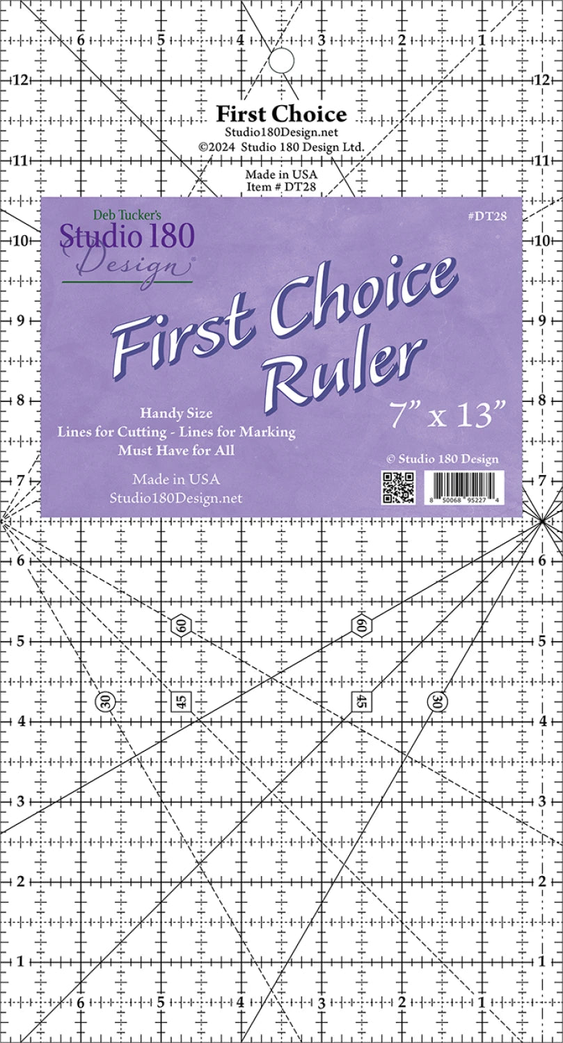 Deb Tucker - First Choice ruler - 7 x 13