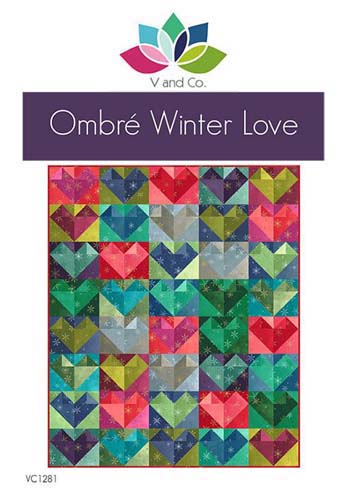 Ombre Winter Love - 40 x 48 -by V. and Co. - VC1281