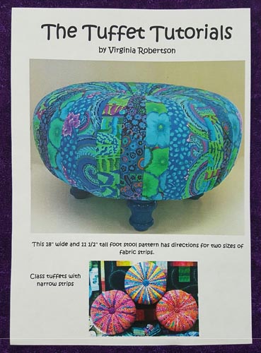 The Tuffet Tutorials - Pattern by Virginia Robertson 18-inch wide by 11-1/2 inch