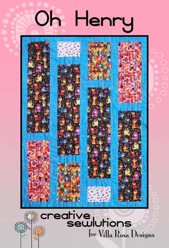 Oh Henry - 43 x 58 quilt -- by Creative Solutions for Villa Rosa Designs