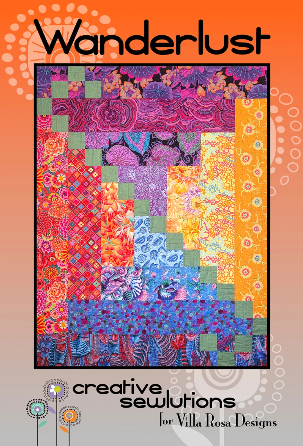 Wanderlust pattern - 49x63by Creative Sewlutions For Villa Rosa Designs