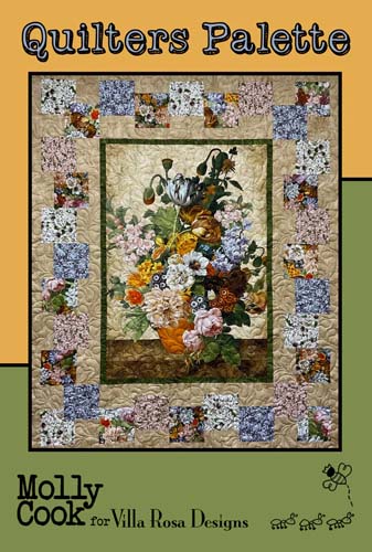 Quilters Palette - panel quilt - 45"x60" - Molly Cook for Villa Rosa Designs