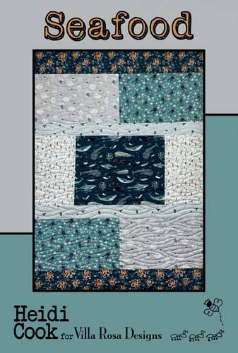 Seafood - 38 x 56 quilt -  by Heidi Cook for Villa Rosa Designs