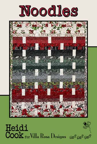 Noodles - 47 x 60 - 2.5 strips by Heidi Cook  for Villa Rosa Designs