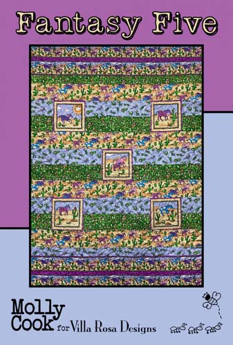 Fantasy Five - 41 x 56 -by  Molly Cook for Villa Rosa Designs