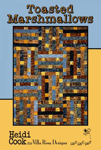 Toasted Marshmallows - 2.5 strips quilt by Heidi Cook for Villa Rosa Designs