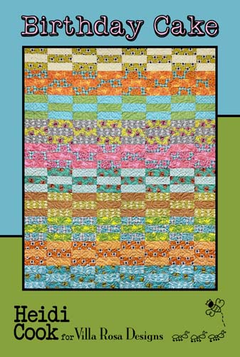 Birthday Cake - uses 21/2in. strips by Heidi Cook for Villa Rosa Designs