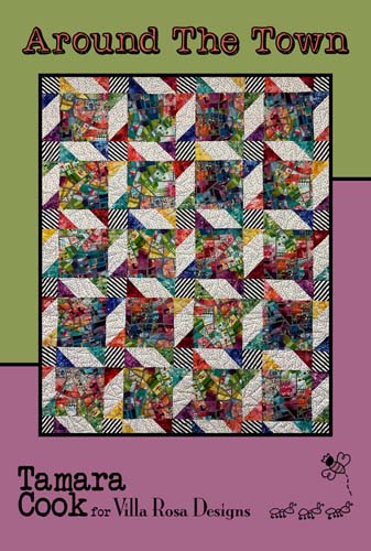 Around the town - 45 x 55 - by Tamara Cook for Villa Rosa Designs
