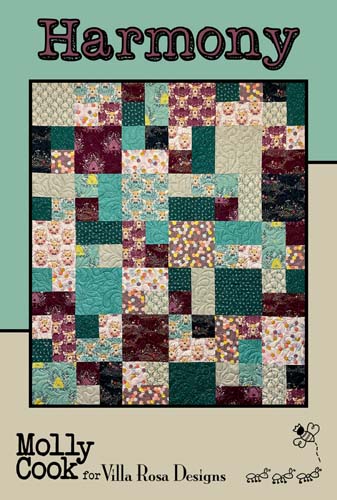 Harmony - 54 x 63 - 10" square or fat quarters by Molly Cook for Villa Rosa Desi