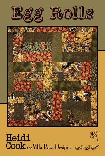 Egg Rolls - 12 fat quarters quilt - Heidi Cook for Villa Rosa Designs