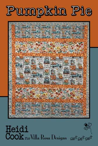 Pumpkin Pie - 49 x 60 - by Heidi Cook for Villa Rosa Designs uses yardage