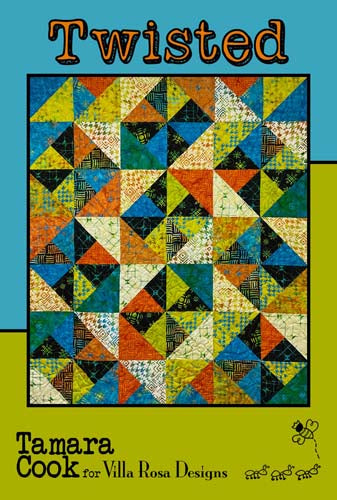 Twisted-52 x 60 by Tamara Cook For Villa Rosa Designs - layer cake