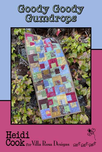 Goody Goody Gumdrops - runner- 5" squares - Heidi Cook for Villa Rosa Designs