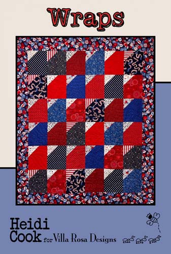 Wraps quilt pattern - uses fat quarters - Heidi Cook for Villa Rosa Designs