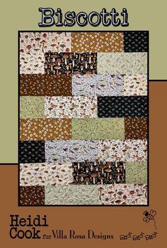 Biscotti - 48 x 64 - 10 fatquarters by Heidi Cook  for Villa Rosa Designs