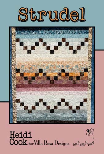 Strudel - 46 x 52 by Heidi Cook for Villa Rosa Designs - uses 2 1/2in strips
