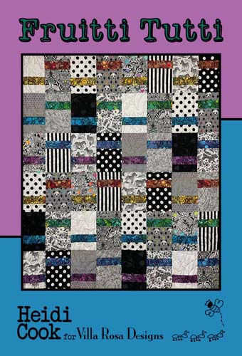 Fruitti Tutti Pattern - quilt 52 x 60 fat quarters - by Heidi Cook - Villa Rosa Designs