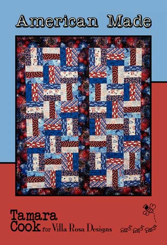 American Made - 60x70 quilt - by Tamara Cook for Villa Rosa Design