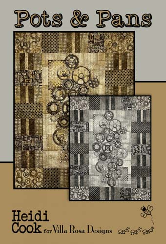 Pots and Pans - 45 x 58 panel quilt - Heidi Cook for Villa Rosa Designs