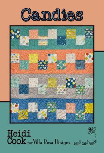 Candies - 41 x 46 quilt -5" squares- by Heidi Cook for Villa Rosa Designs