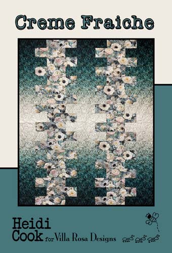 Creme Fraiche -  60x72 quilt -uses ombre by Heidi Cook  for Villa Rosa Designs