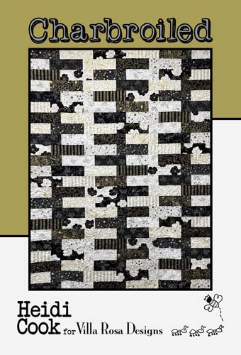 Charbroiled - 54x69 - uses fat quarters - by Heidi Cook - Villa Rosa Designs