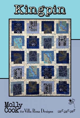 Kingpin - 10 FQ +, 54x67by Molly Cook for Villa Rosa Designs