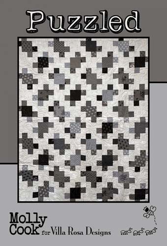 Puzzled Quilt Pattern - 50x62 by Molly Cookfor Villa Rosa Designs