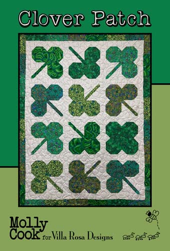 Clover Patch - 46 x 59 quiltby Molly Cook For Villa Rosa Designs