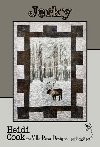 Jerky - 43x60 quilt - uses panel  by Heidi Cook for Villa Rosa Designs