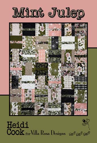 Mint Julep - Uses a layer cakeby  Heidi Cook for Villa Rosa Designs 51 x 60"