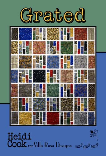 Grated - Uses 10" squares or fat sixths -  Heidi Cook for Villa Rosa Designs