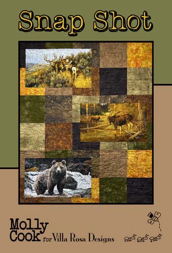 Snap Shot - Panel or theme fabric 45 x 54 - Molly Cook for Villa Rosa Designs