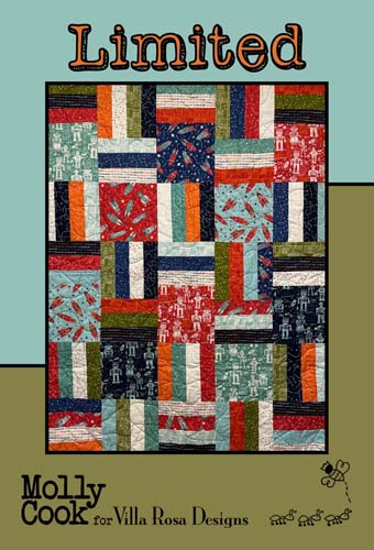 Limited - 45x59 - uses 10" squares by Molly Cook For Villa Rosa Designs