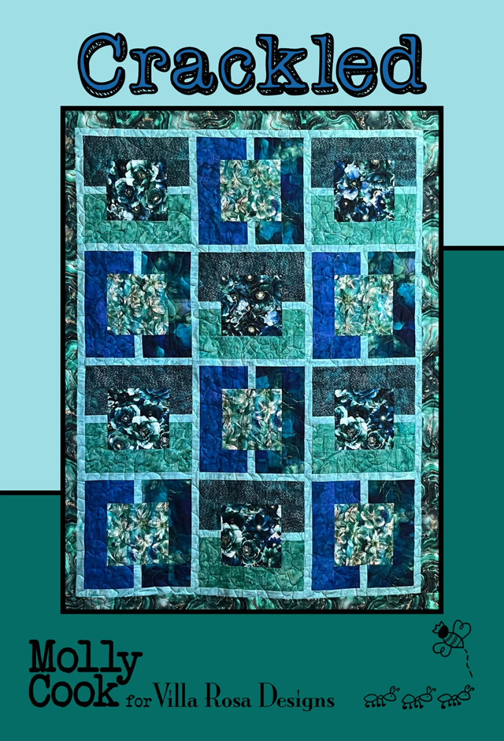 Crackled pattern - 56x71 quilt by Molly Cook For Villa Rosa Designs