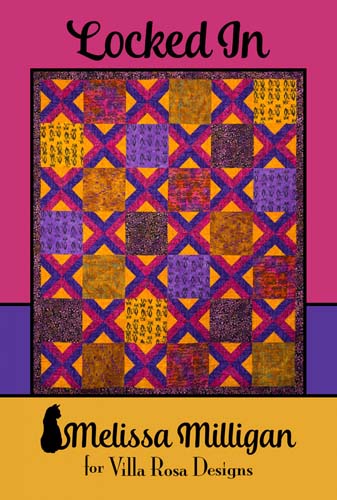 Locked In - 6 focus fabrics 60x70 by Melissa Milligan for Villa Rosa Designs