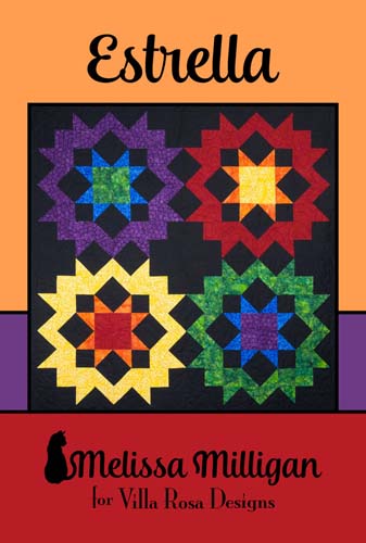 Estrella - Villa Rosa Designs  - 52 x 52 quilt by Melissa Milligan