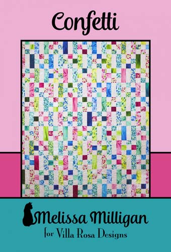 Confetti - 54 x 66 quilt -2.5" strips-  Melissa Milligan for Villa Rosa Designs