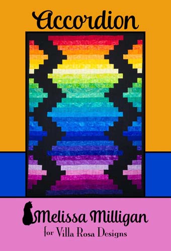 Accordion -  2.5" strips quilt52x70 -  Melissa Milligan for Villa Rosa Designs