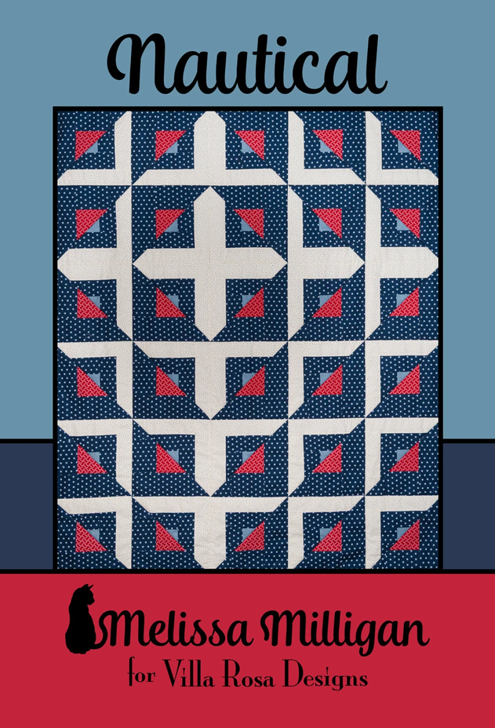 Nautical quilt pattern -  by Melissa Milligan for Villa Rosa Designs
