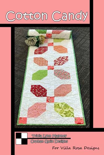 Cotton Candy - table runner 15x54 -Tricia Lynn Maloney for Villa Rosa Designs