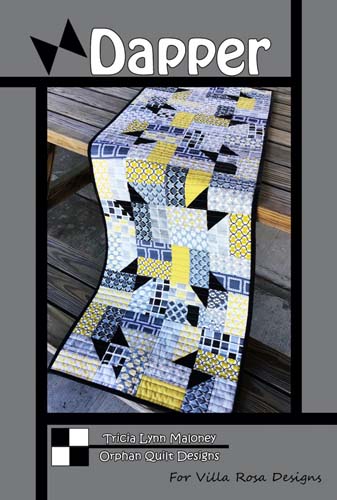 Dapper - Table Runner 16 x 48 by Tricia Lynn Maloney For Villa Rosa Designs